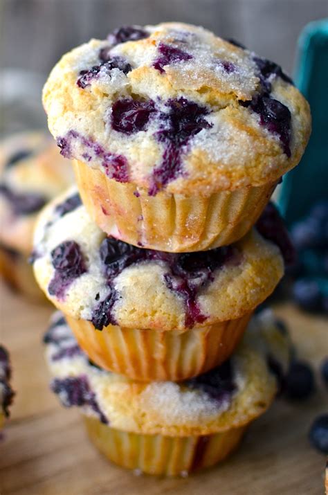 The Best Blueberry Muffin Recipe Ever Perfectly Moist With A Tall