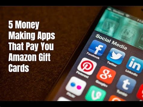 Usually, they pay you within a few hours. 5 Money Making Apps That Pay You Amazon Gift Cards - YouTube