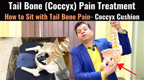 Tailbone Pain Relief Treatment Coccydynia Coccyx Seat Cushion Tail