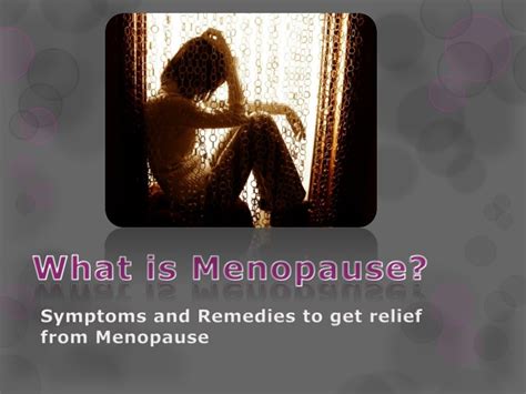 PPT A Guide To Menopause PowerPoint Presentation Free Download ID