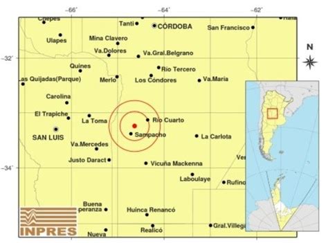 3.1 a una distancia de 996.1 kms de gran canaria. Terremoto en Córdoba: se sintió en Sampacho y Río Cuarto ...