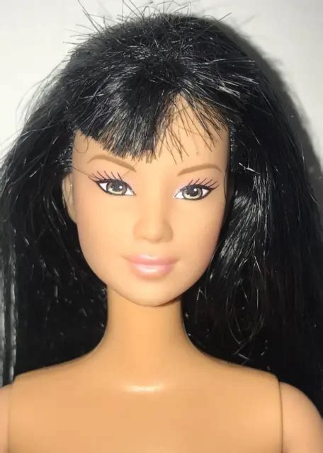 Nude Barbie Rio De Janeiro Lea Asian Raven Haired Mattel Doll For Ooak Picclick