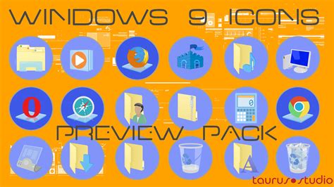 Preview Pack Windows 9 Icons By Icecreeg On Deviantart