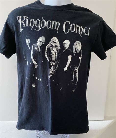 Kingdom Come Band Graphic Black T Shirt 30th Anniversary Tour Sz Small