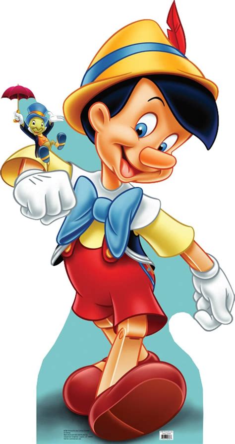 Pinocchio And Jiminy Cricket From The Adventures Of