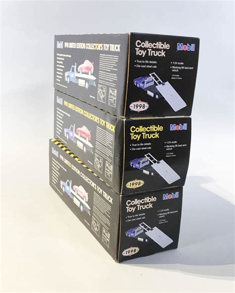 Igavel Auctions Three Mobil 1998 Limited Edition Collectors Toy