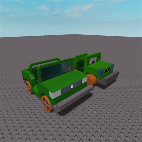 Made My Own Modern Version Of The Classic Green Roblox Jeep Model R