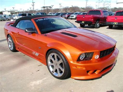 Beryllium Orange 2007 Saleen S281 Sc Ford Mustang Convertible