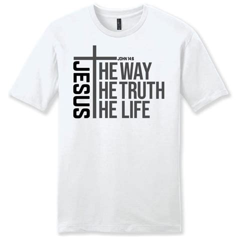 Jesus T Shirts Jesus The Way The Truth The Life Mens T Shirt Christ