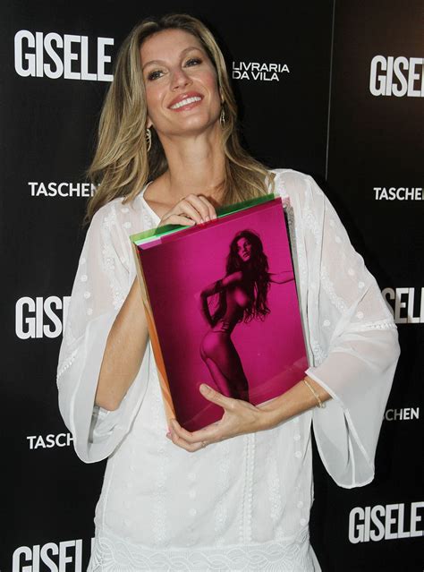 Gisele Bundchen At 20 Year Career Commemorative Book Launch In In Sao