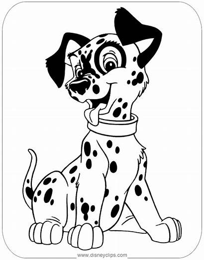 Coloring Lucky Disneyclips 101 Dalmatians Pages Disney