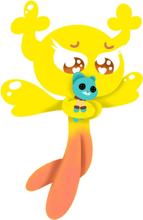 Penny Holding A Gumball Plushie Peni Png El Increible Mundo De Gumball Clipart Large Size
