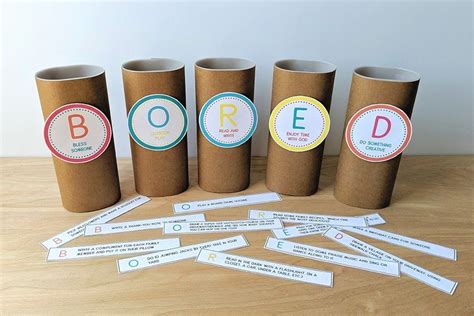 Free Printable Boredom Busters Boredom Busters Business For Kids