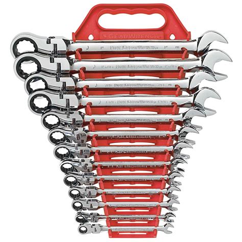 Gearwrench 9702d 13 Piece 12 Point Flex Head Ratcheting Combination