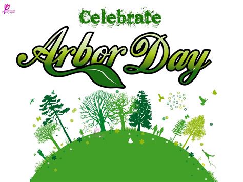 Happy Arbor Day Picture Card For Celebrate Arbor Day Arbour Day