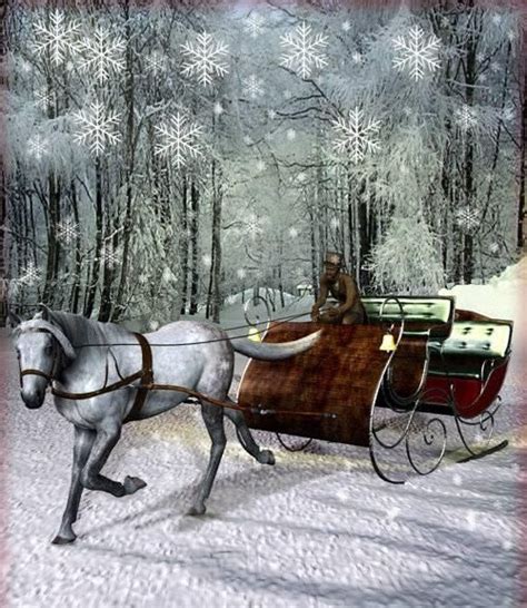 Animated Christmas Sleigh Rides Winter Free Psd Designs And Vectors