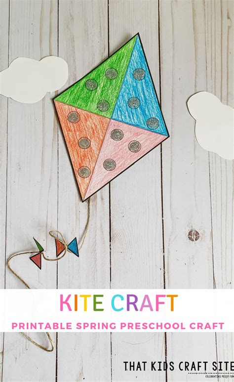 Kite Craft For Preschool Free Printable Template That Kids Craft Site