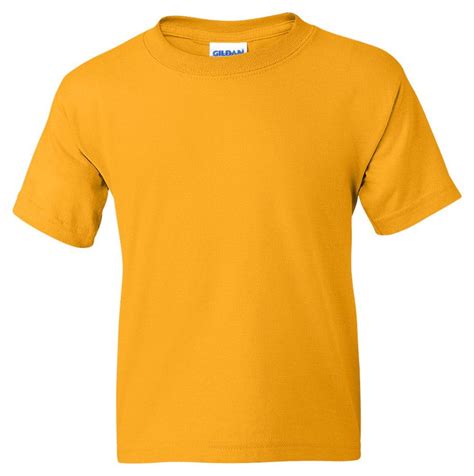 Gildan B Dryblend Youth T Shirt Gold Small Walmart Com