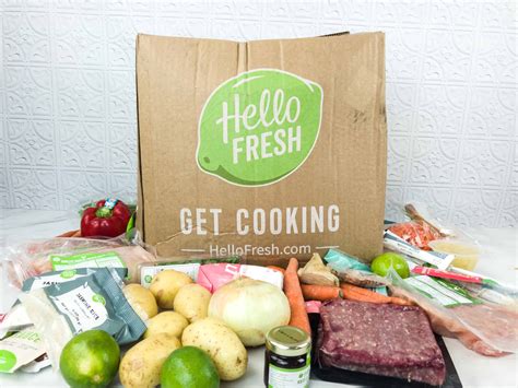 August 2018 Hello Fresh Subscription Box Review Coupon Classic