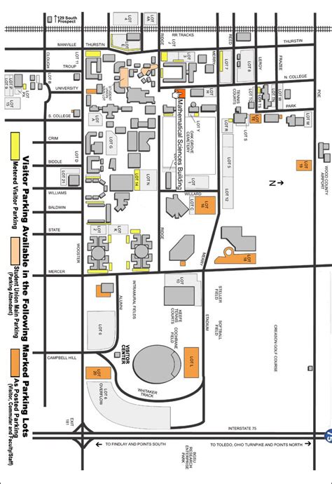 Bowling Green University Campus Map Map Sexiz Pix