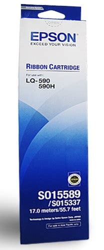 Epson lq‑590 is the best device you can have in your office. Epson LQ-590 Ribbon (Genuine) S0155 (end 11/11/2017 5:20 PM)
