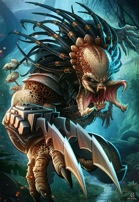 The Predator By Patrickbrown On Deviantart Predator Alien Art