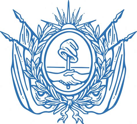 premium vector coat of arms of argentine