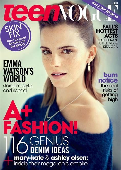 Emma Watson S World Stardom Style And School Teen Vogue
