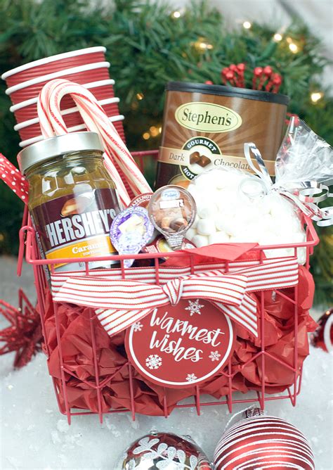 Looking for the perfect gift for your bestie? Hot Chocolate Gift Basket for Christmas - Fun-Squared