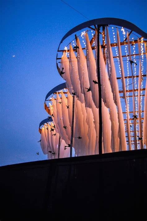 A Pavilion Of Canopies By Abin Design Studio Pavilion Design Canopy