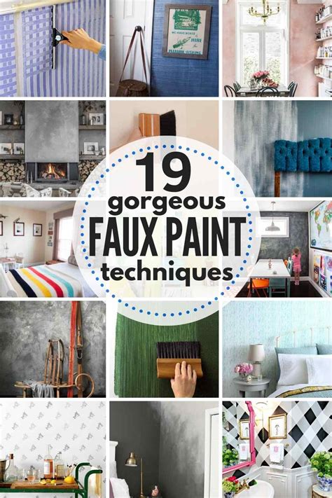19 Faux Painting Techniques That Dont Suck The Heathered Nest