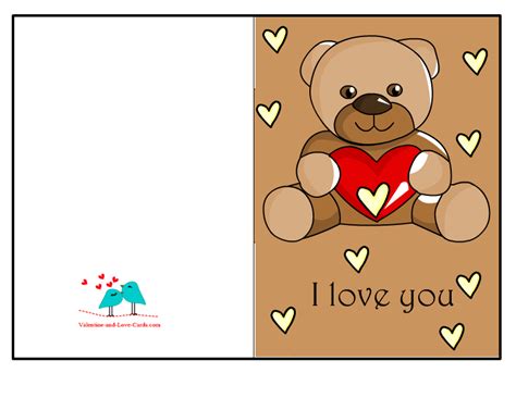 Heartfelt love card for your loved one with lovely 'i love you' message. Free Printable I Love You Cards - Cliparts.co