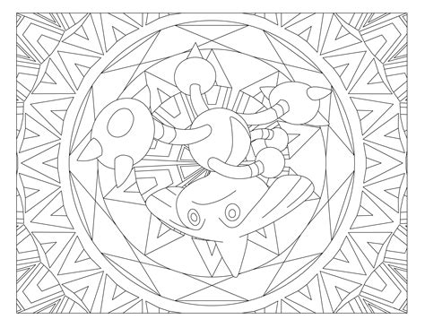 Pokemon Mandala Coloring