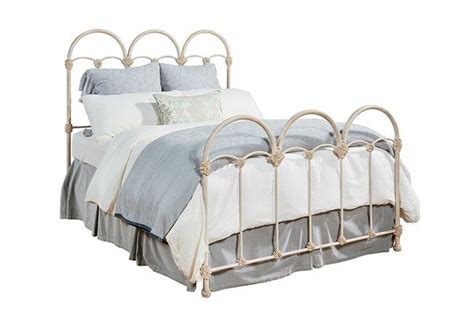 Magnolia Home Rosette Iron Eastern King Panel Bed By Joanna Gaines