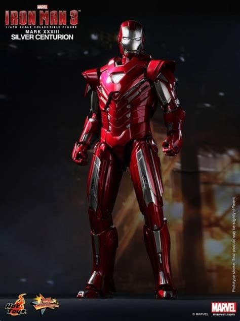 Hot Toys Silver Centurion Iron Man Mark XXXIII From Iron Man CollectionDX