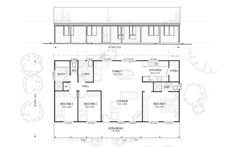 Greenway 3 Met Kit Homes 3 Bedroom Steel Frame Kit Home Floor Plan