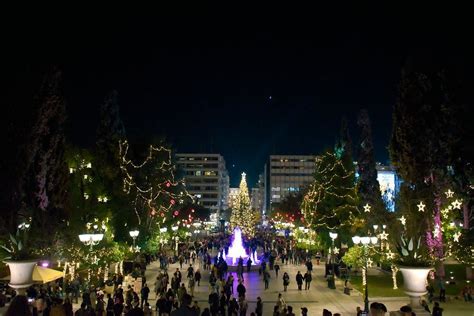 Where To Find Christmas Lights In Athens Greece Lemons And Luggage
