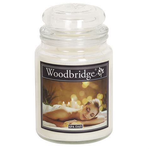 Woodbridge Spa Day Large Scented Candle Jar Tullys Castlerea