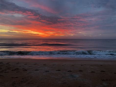 Ormond Beach Sunrise Sun Rising Over The Atlantic Ocean Of Flickr