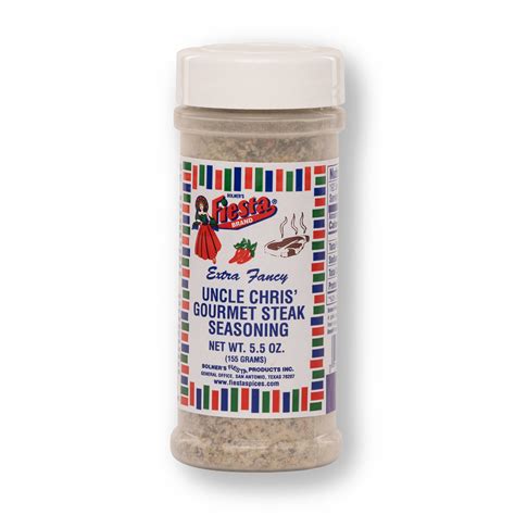 Bolners Fiesta Uncle Chris Gourmet Steak Seasoning Sa In A Box Llc