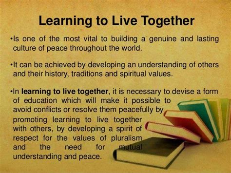 Learning To Live Together