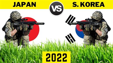 Japan Vs South Korea Military Power Comparison 2022 YouTube
