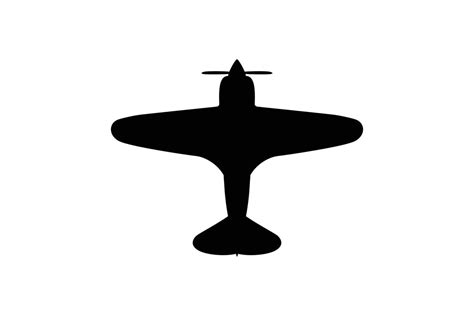 Aircraft Silhouette Design 17580498 Vector Art At Vecteezy