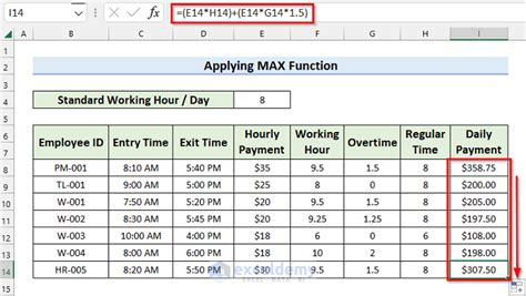 How To Calculate Payroll Overtime With Formula In Excel