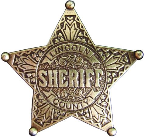 Badge Old West Obsolete Sheriff Shield