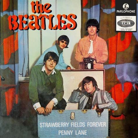 The Beatles Strawberry Fields Forever Penny Lane Lyrics And