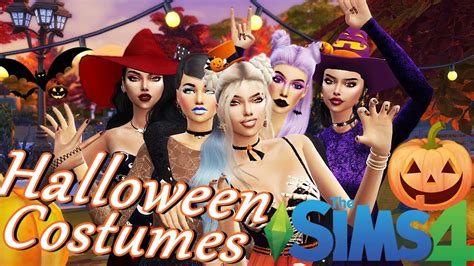 Halloween Costumes The Sims 4 Lookbook Youtube