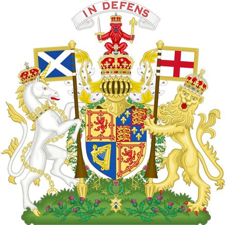 James Vi And I Wikipedia Coat Of Arms Scotlands National Animal