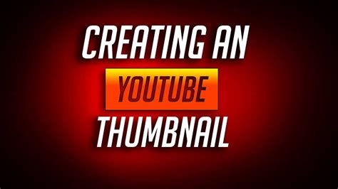 How To Create A Thumbnail For Youtube In Photoshop Youtube