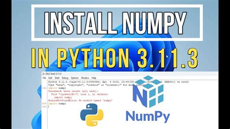 How To Install Numpy On Python In Windows Pip Install Numpy